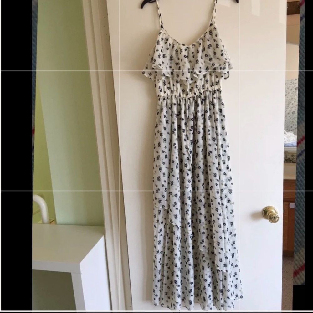 A&F maxi flower dress